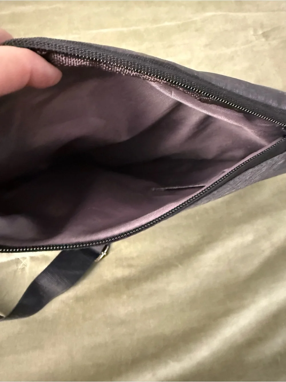 Wander+ Men's Gray Crossbody Sling Bag - Minimal Daily Carry #OSP